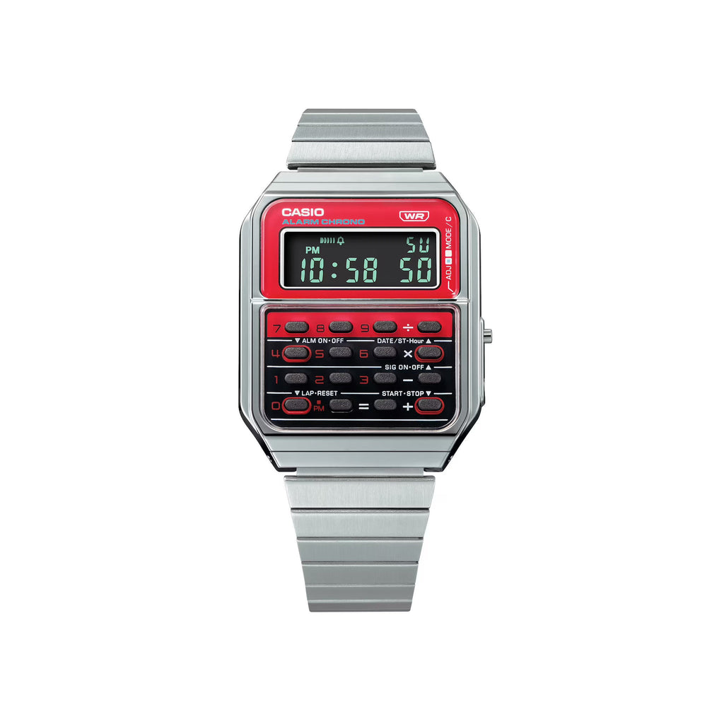 Casio CA-500WE-4B Calculator Digital Quartz Unisex Watch