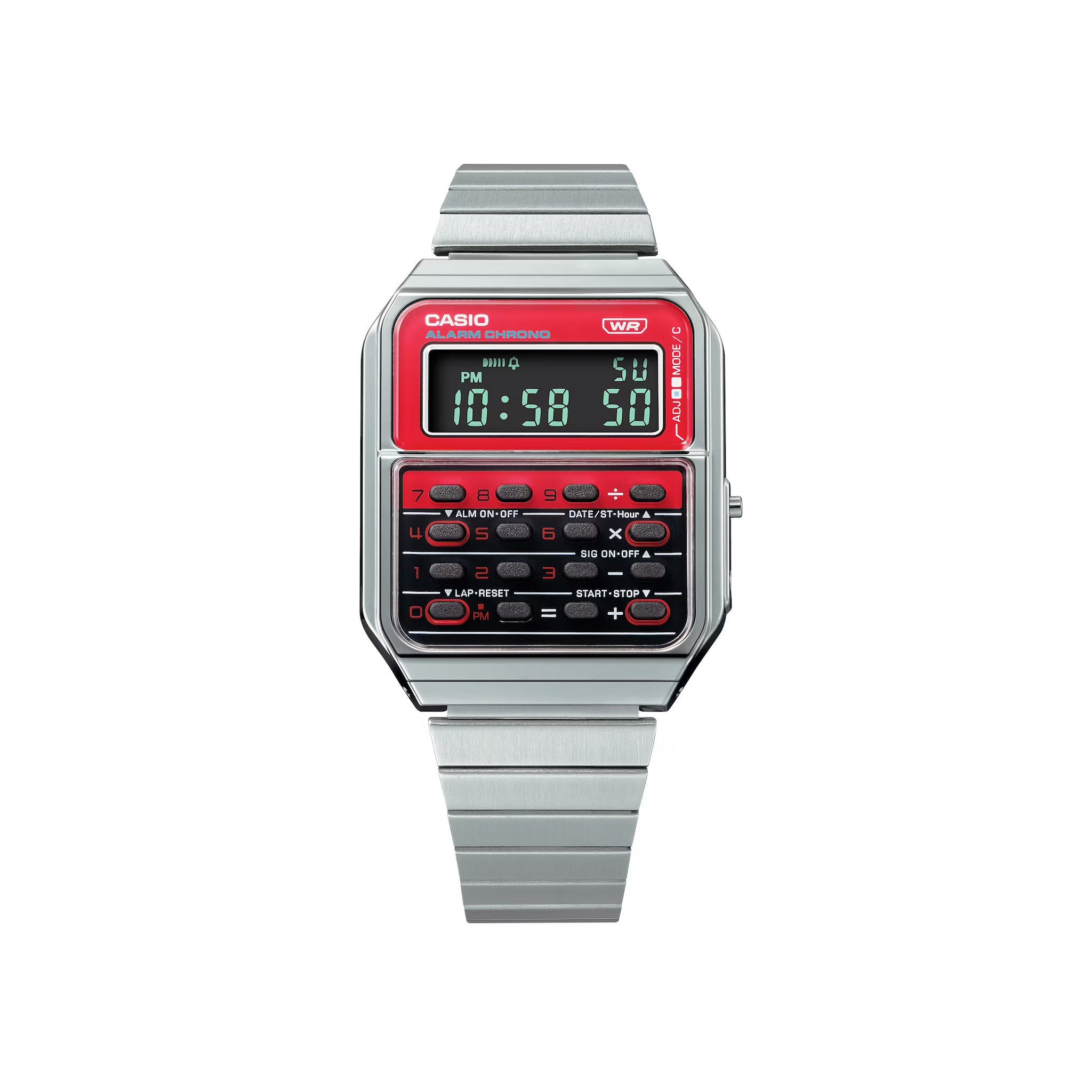 Casio CA-500WE-4B Calculator Digital Quartz Unisex Watch