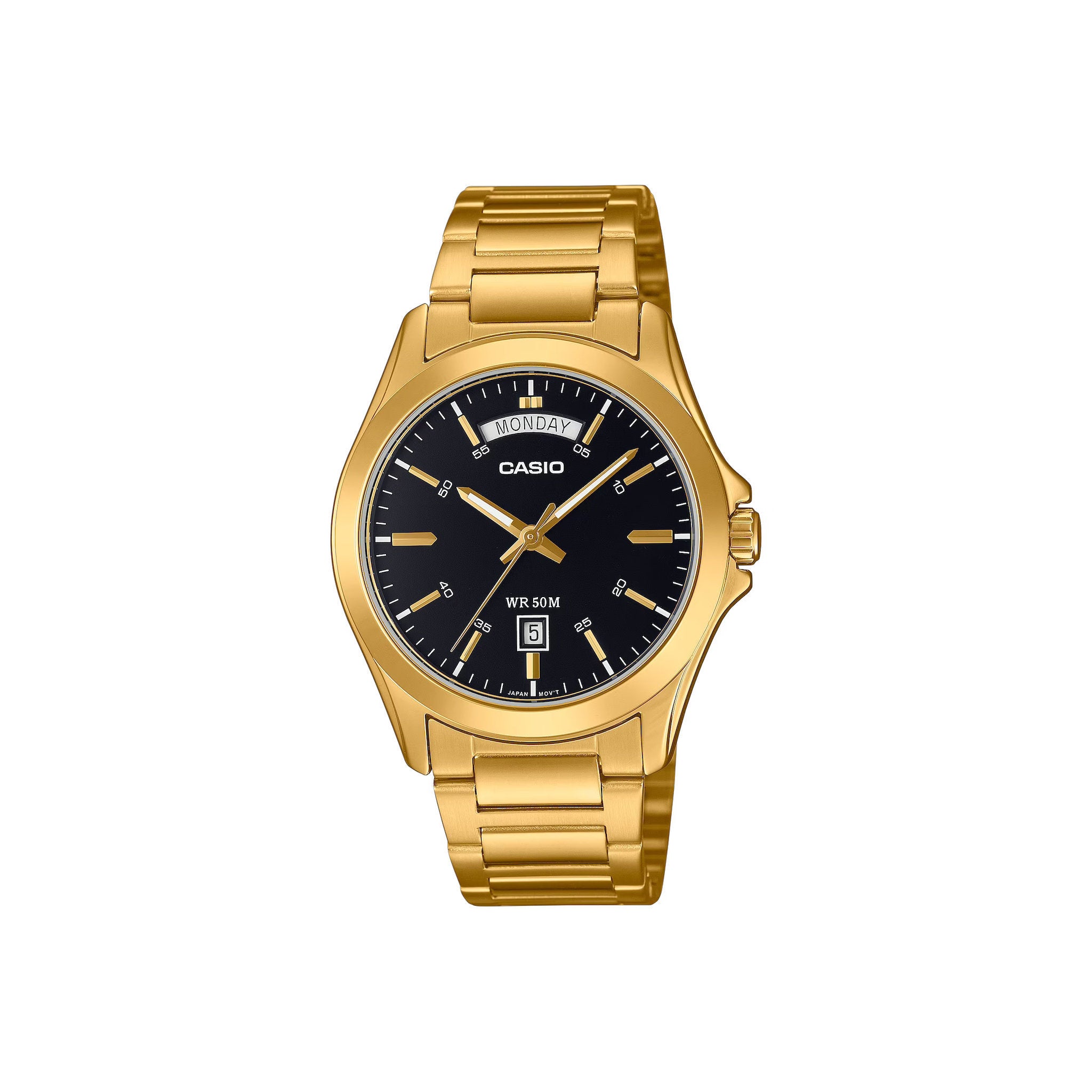 Casio MTP-1370G-1AV Day Date Analog Quartz Men Watch