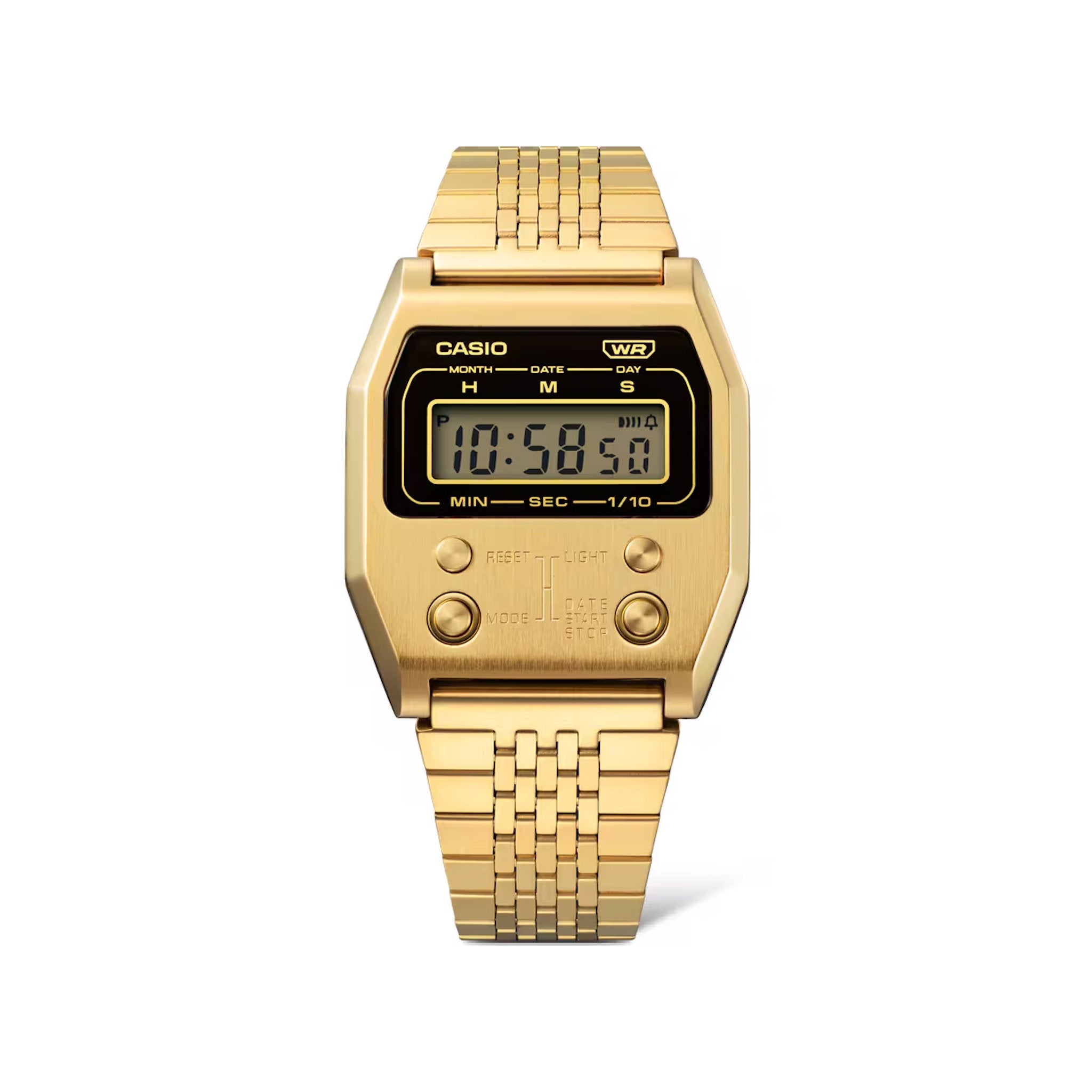 Casio A1100G-5 Vintage Digital Quartz Gold Unisex Watch