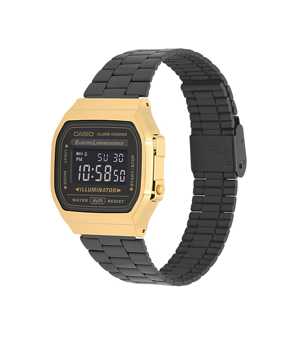 Casio A168WEGB-1B Vintage Digital Quartz Men Watch