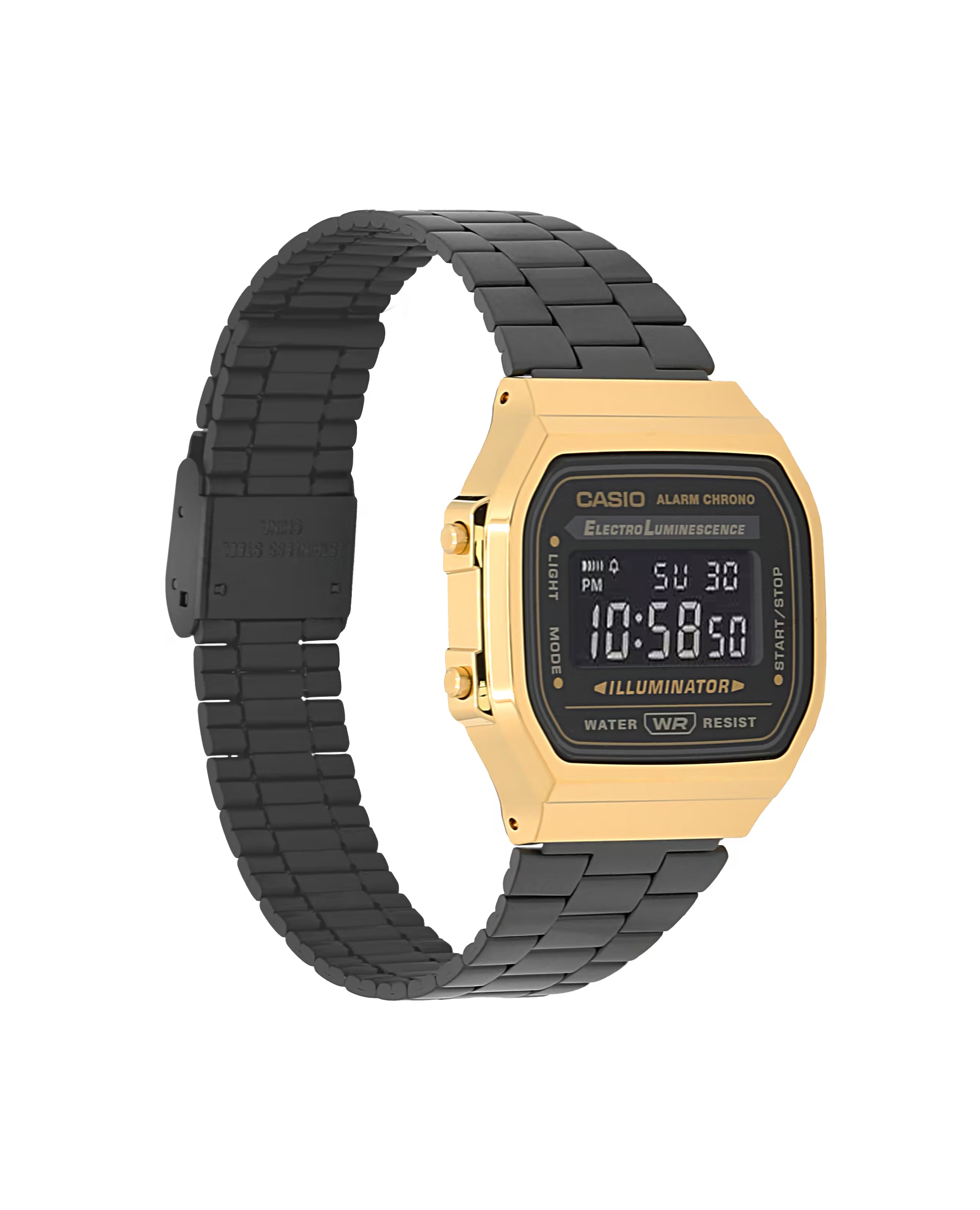Casio A168WEGB-1B Vintage Digital Quartz Men Watch