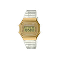 Casio A168XESG-9A Gold Translucent Digital Quartz Unisex Watch