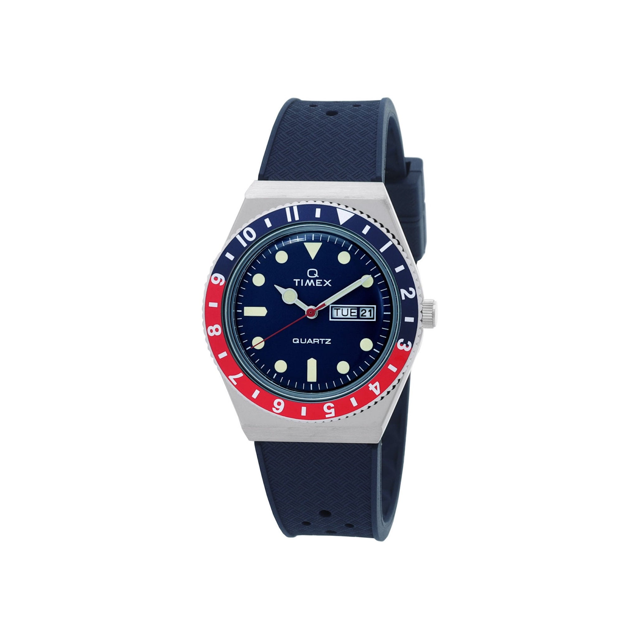 Timex TW2V32100 Pepsi Dial Day Date Analog Quartz Men Watch